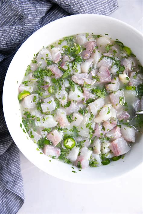 fish juice|Ceviche .